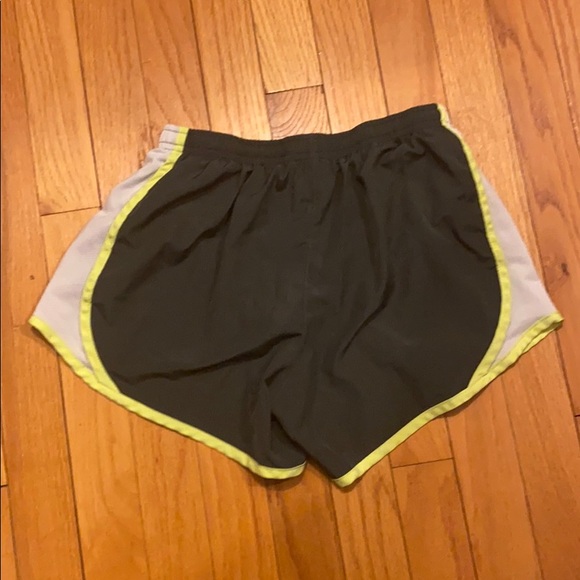 Gray nike shorts with neon yellow/green lining - Picture 2 of 3